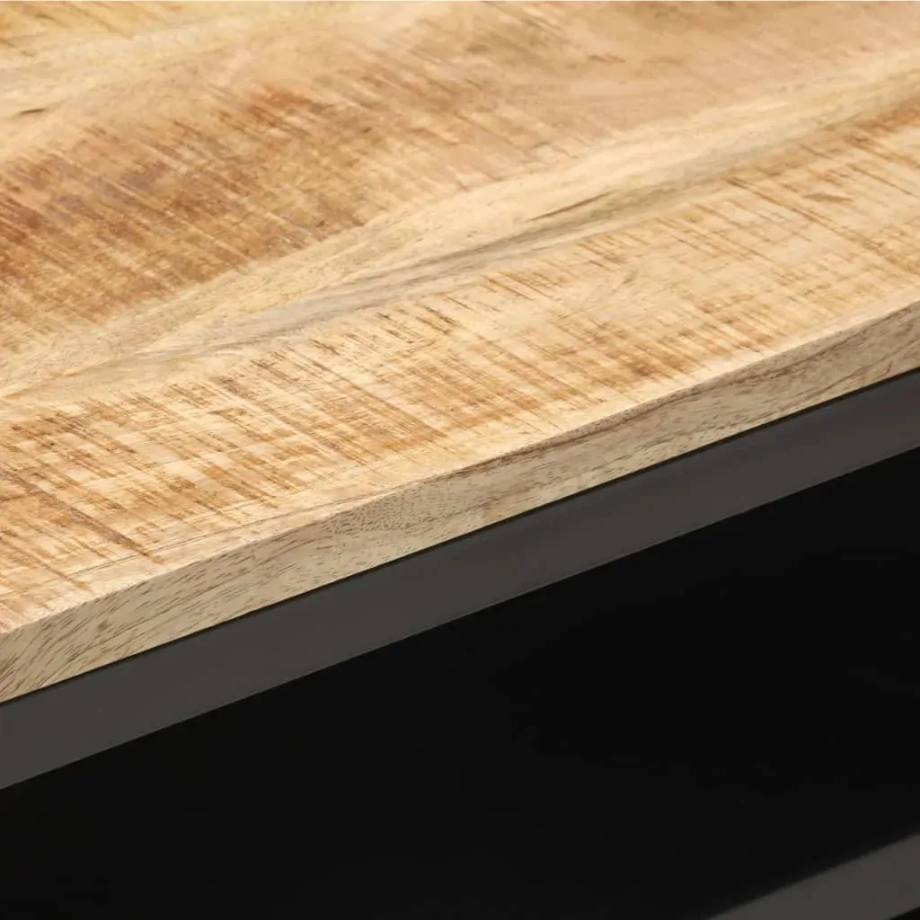 TV Cabinet 120x30x40 cm Solid Rough Mango Wood Price