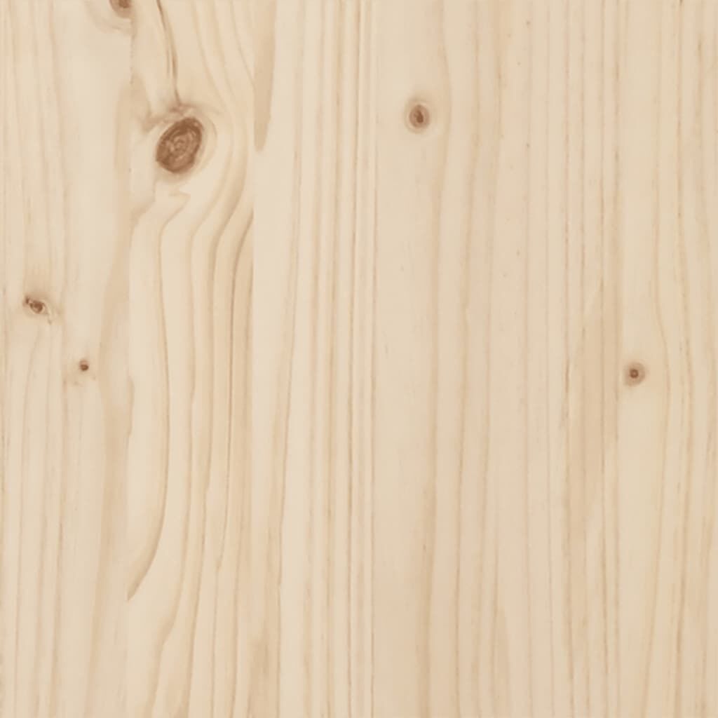 Bed Frame without Mattress 183x203 cm King Solid Wood Pine Price