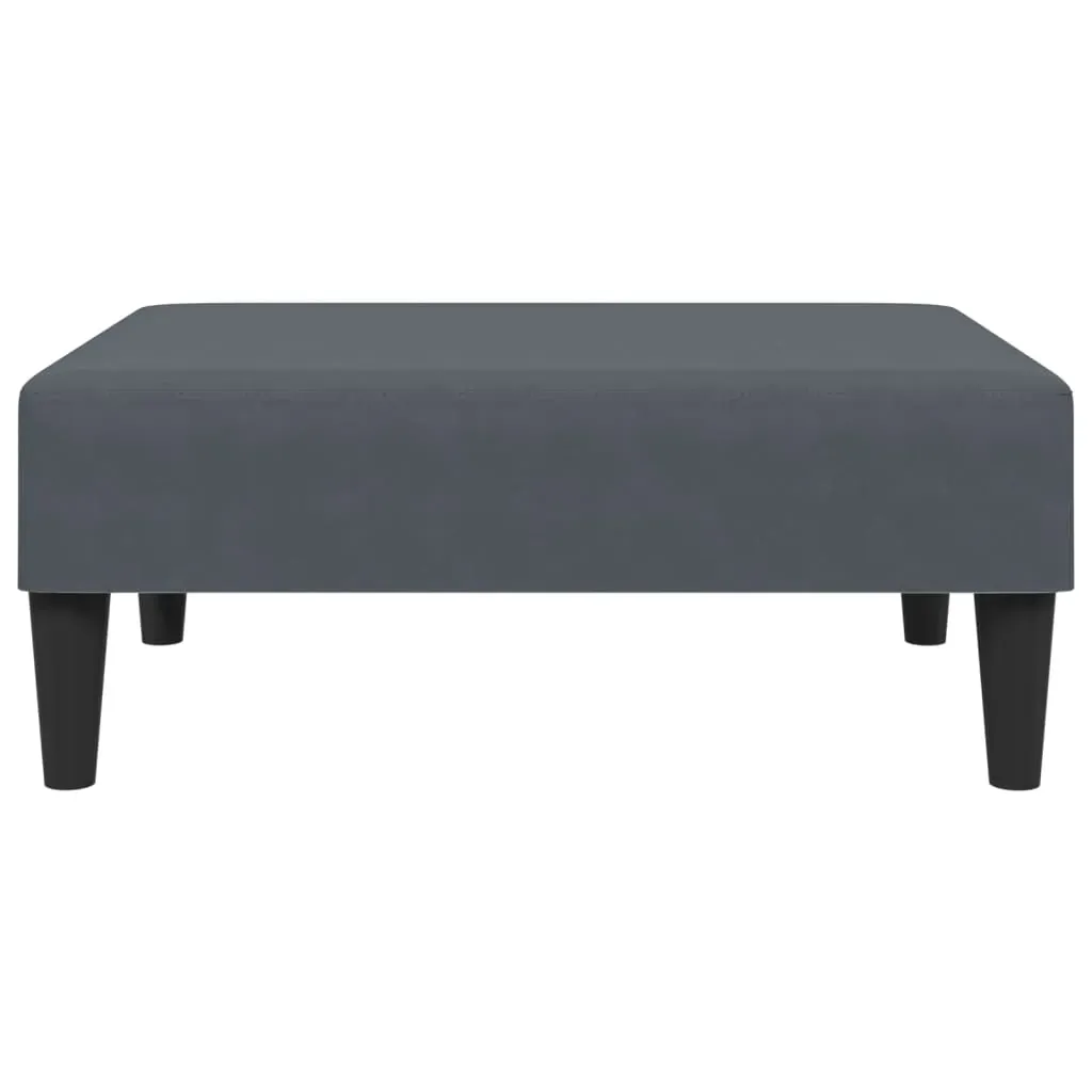 2 Piece Sofa Set with Pillows Dark Grey Velvet Price