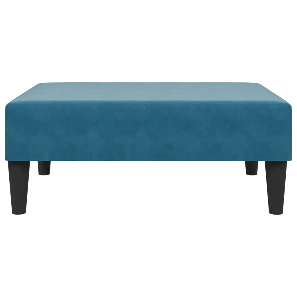 2 Piece Sofa Set with Pillows Blue Velvet Price