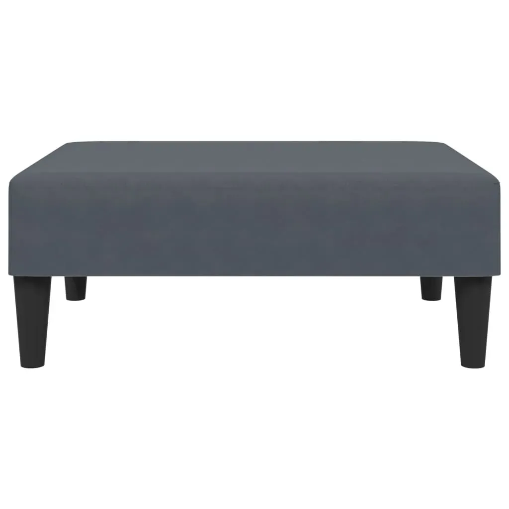 2 Piece Sofa Set with Pillows Dark Grey Velvet Price