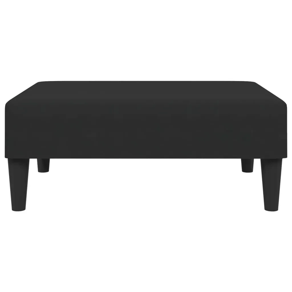 2 Piece Sofa Set with Pillows Black Velvet Price