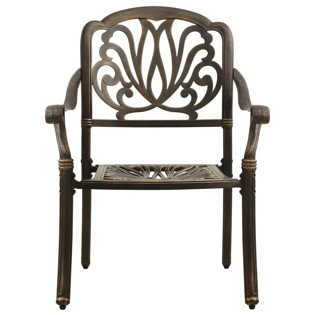 7 Piece Garden Dining Set Bronze Cast Aluminium Price