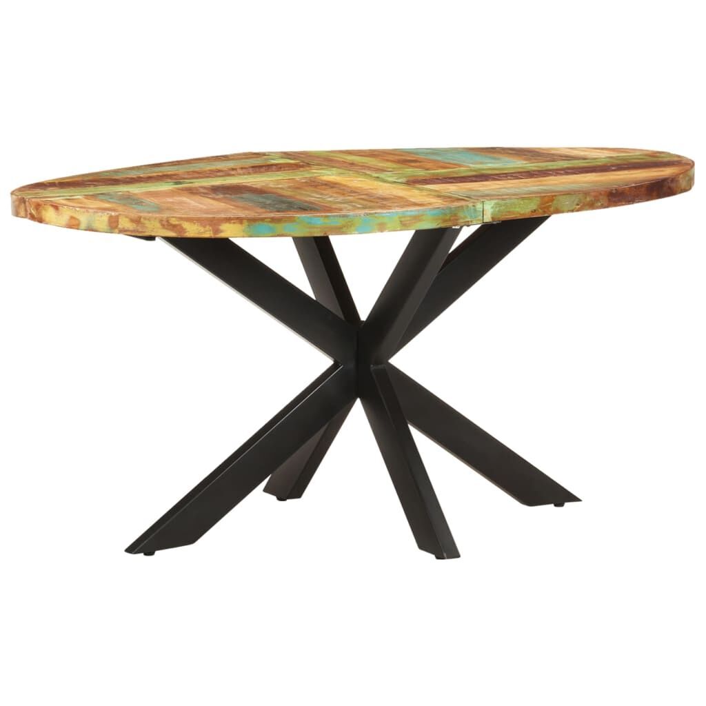 Dining Table 160x90x75 cm Solid Reclaimed Wood Price