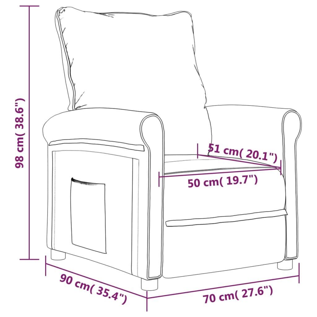 Recliner Chair Dark Grey Fabric Price