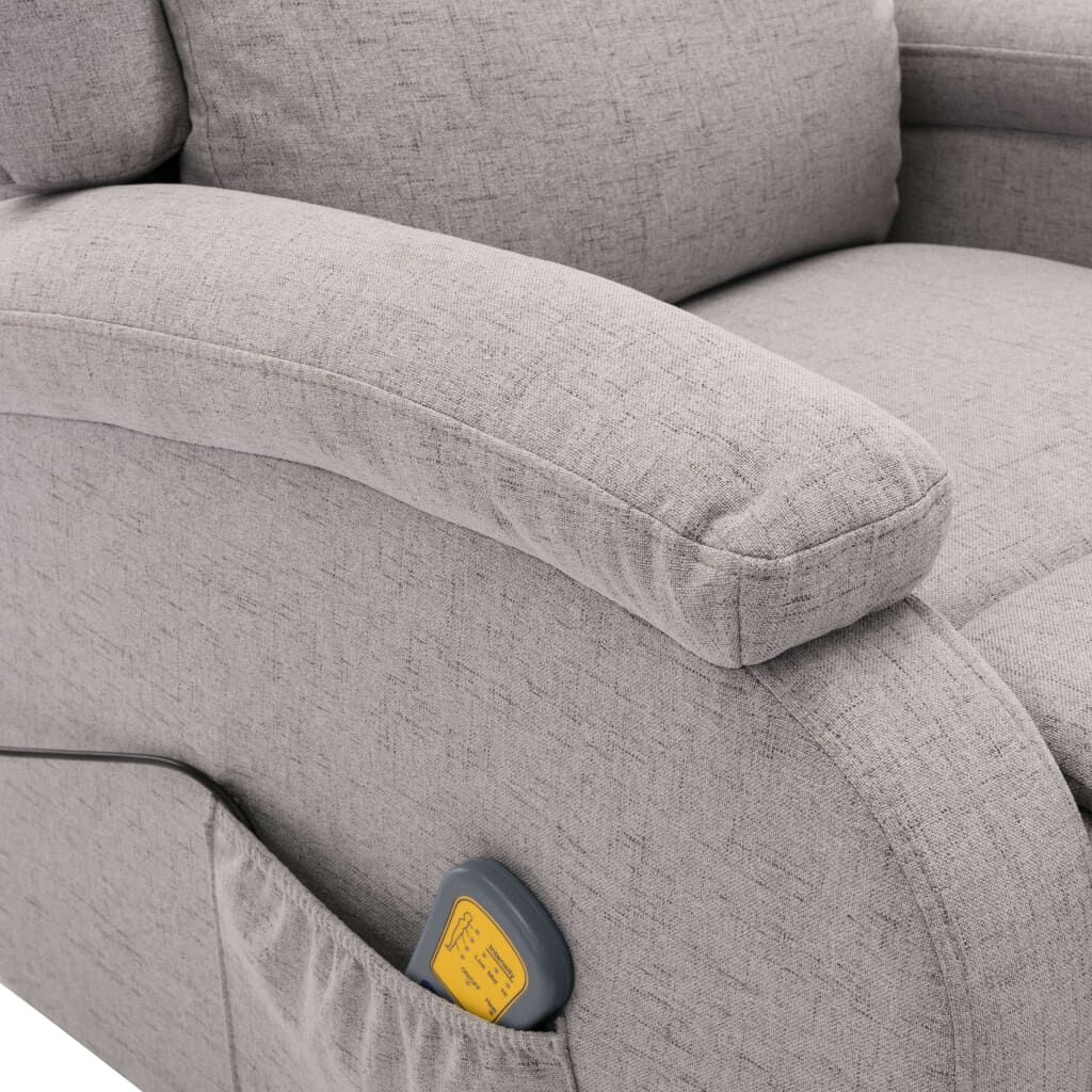 Massage Chair Light Grey Fabric Price