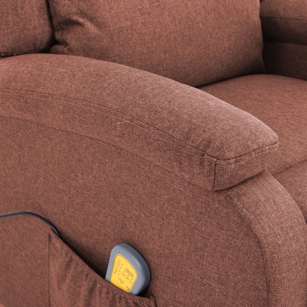 Massage Chair Brown Fabric Price