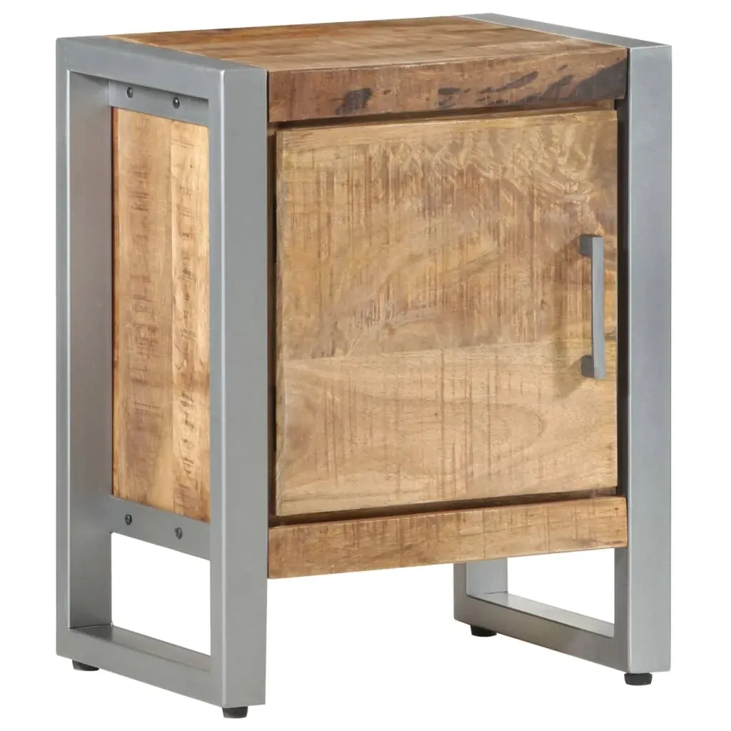 Bedside Cabinet 40x30x50 cm Rough Mango Wood Price