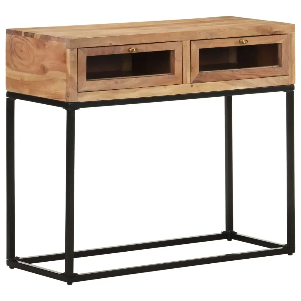 Console Table 90x35x76 cm Solid Acacia Wood Price