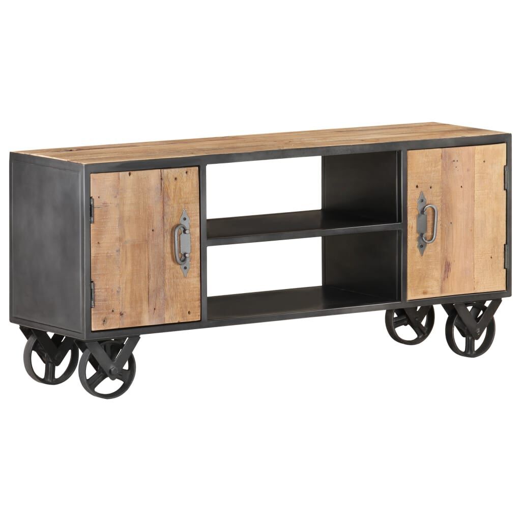 TV Cabinet 110x30x49 cm Solid Reclaimed Wood Price