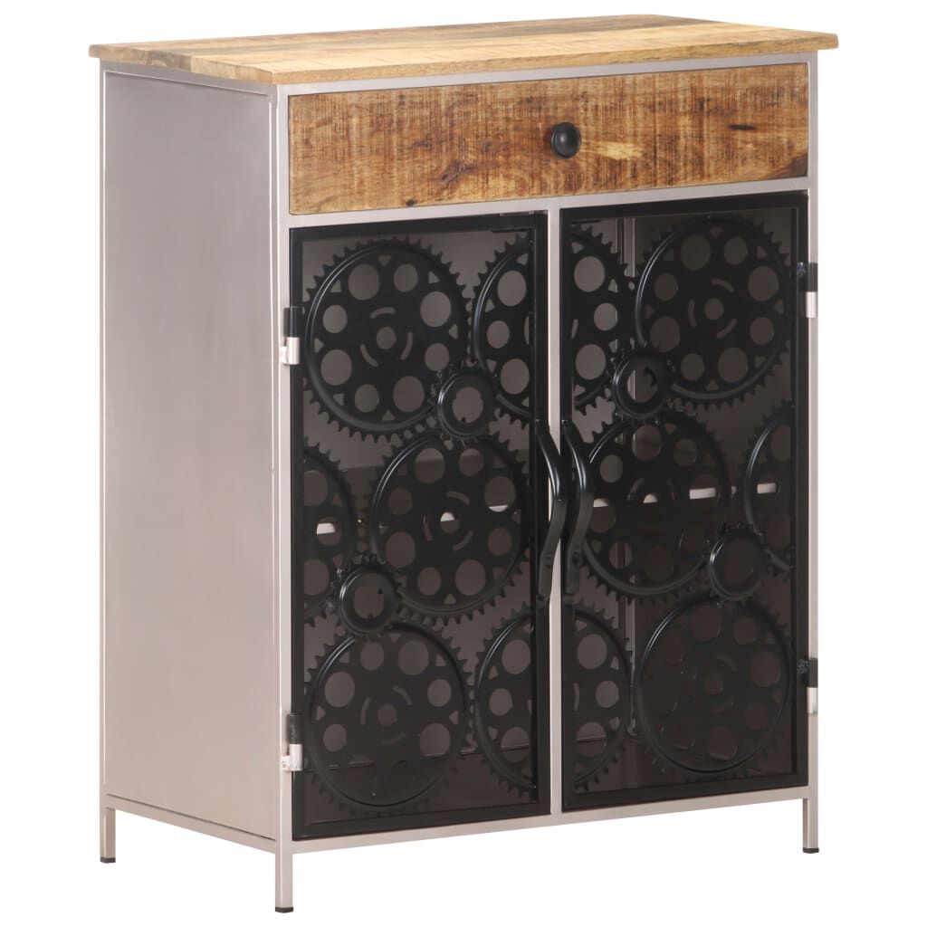 Sideboard 60x35x75 cm Rough Mango Wood & Iron Price