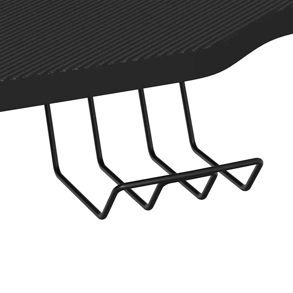 Gaming Desk with K Shape Legs Black 90x60x75 cm Price