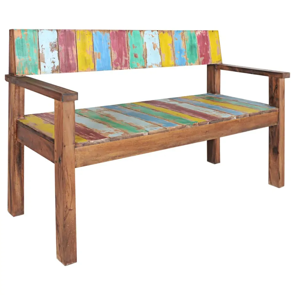 Bench 115 cm Solid Reclaimed Wood Price