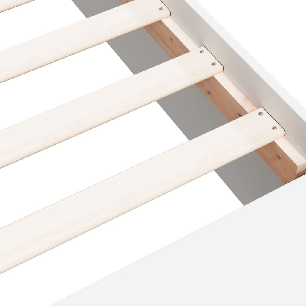 Bed Frame without Mattress White 90x190 cm Price
