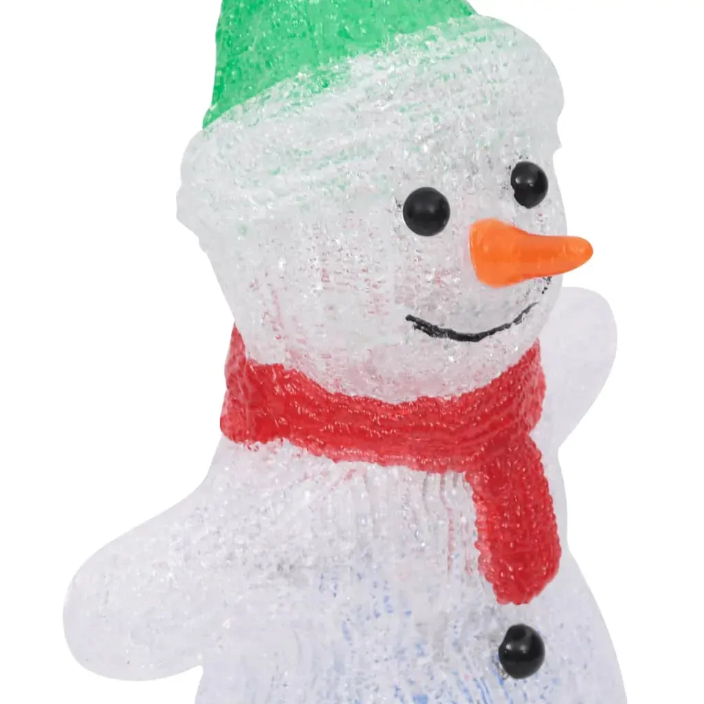 LED Christmas Acrylic Snowman Figure Indoor and Outdoor 30cm Price