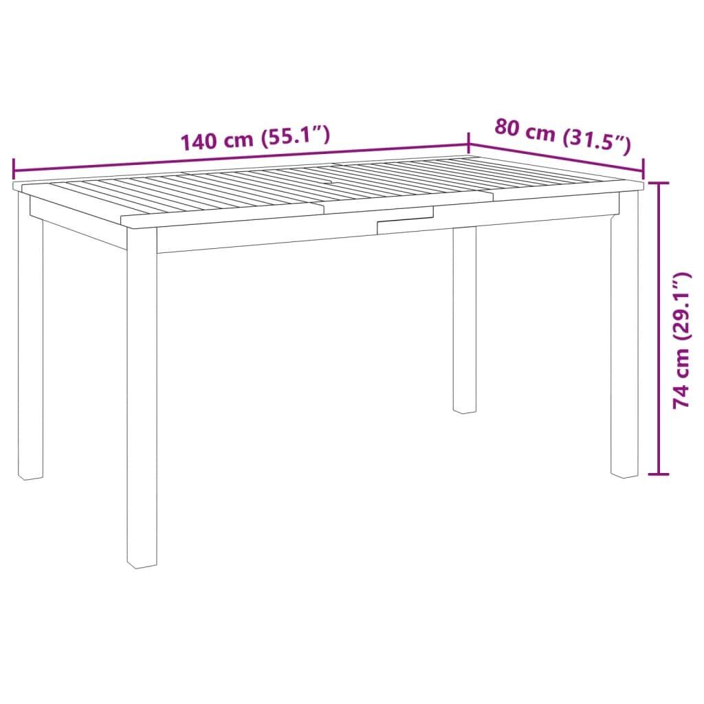 5 Piece Garden Dining Set Solid Wood Acacia Price