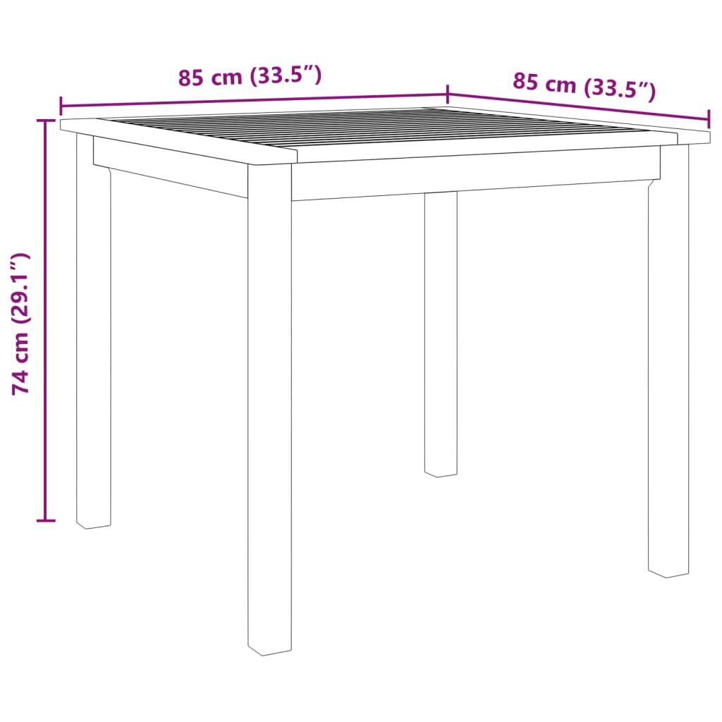 5 Piece Garden Dining Set Solid Wood Acacia Price