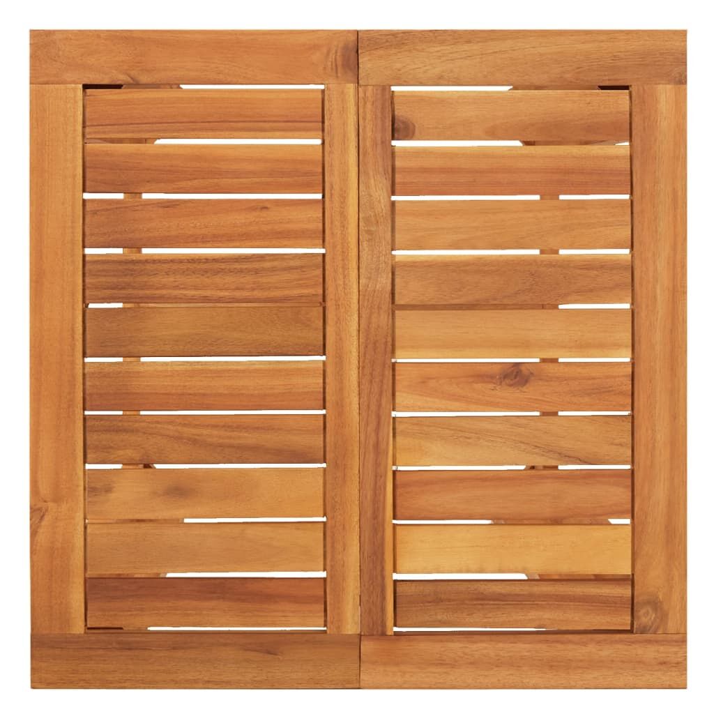 5 Piece Garden Bar Set Brown Solid Wood Acacia and Poly Rattan Price