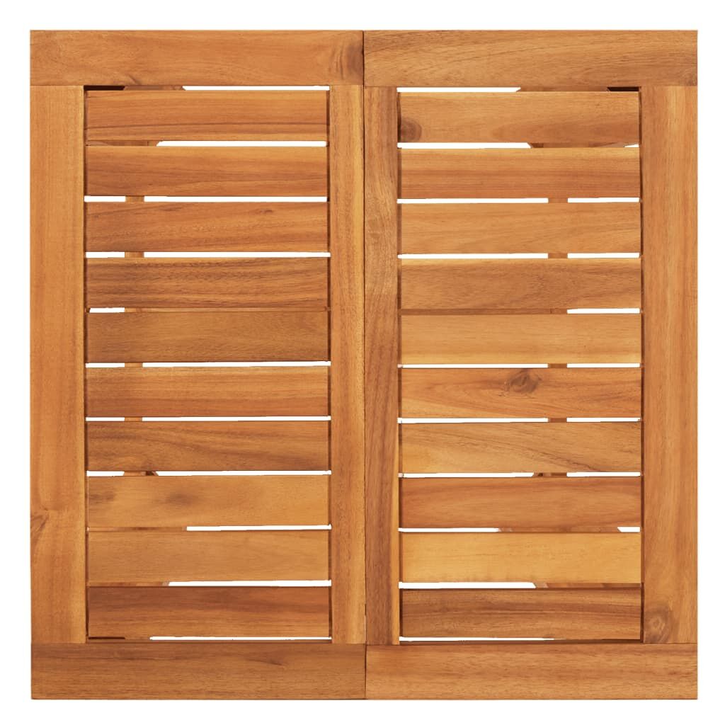 5 Piece Garden Bar Set Brown Solid Wood Acacia and Poly Rattan Price