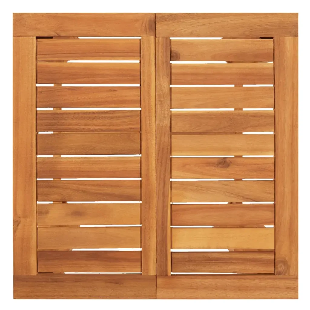 5 Piece Garden Bar Set Brown Solid Wood Acacia and Poly Rattan Price