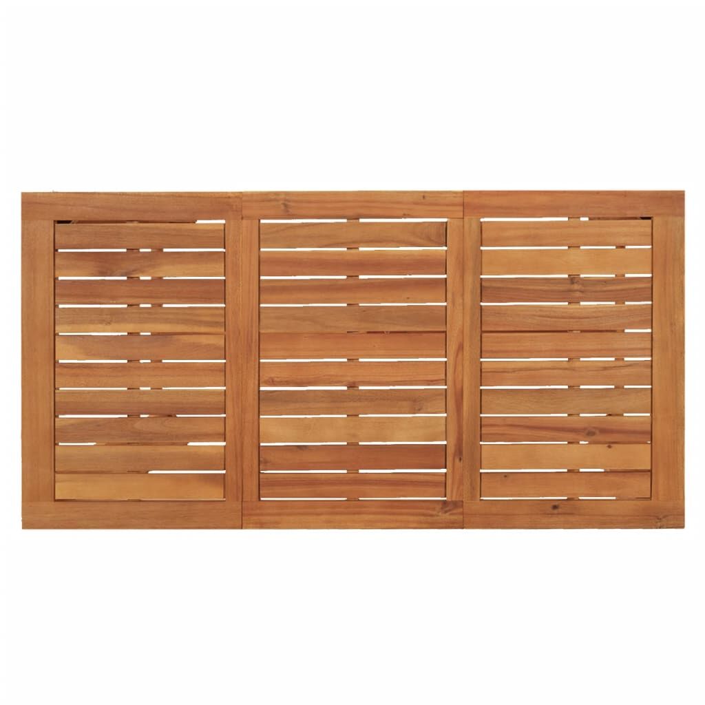5 Piece Garden Bar Set Grey Solid Wood Acacia and Poly Rattan Price