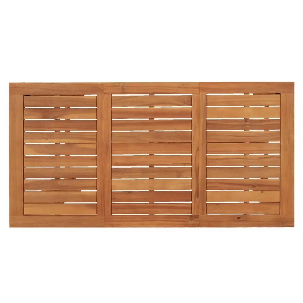 5 Piece Garden Bar Set Black Solid Wood Acacia and Poly Rattan Price