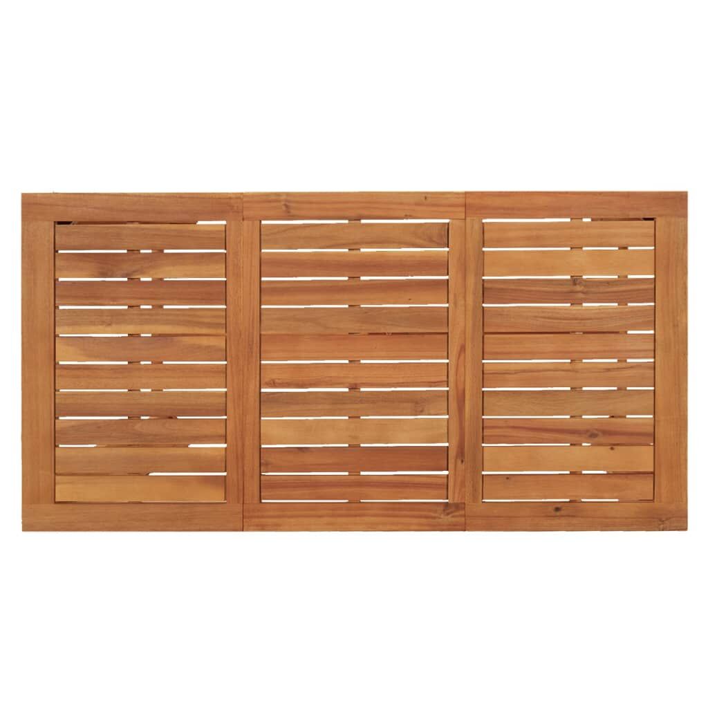 5 Piece Garden Bar Set Grey Solid Wood Acacia and Poly Rattan Price