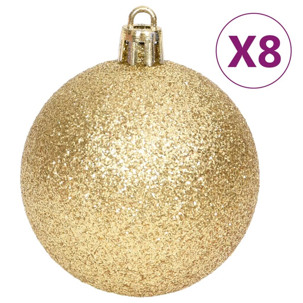 70 Piece Christmas Bauble Set Gold and Red Price