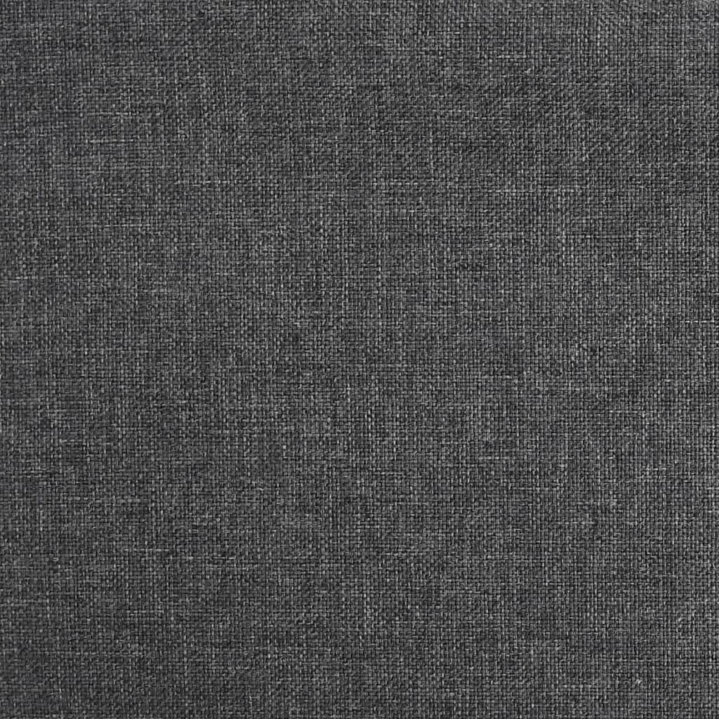 Bar Stools 2 pcs Dark Grey Fabric Price