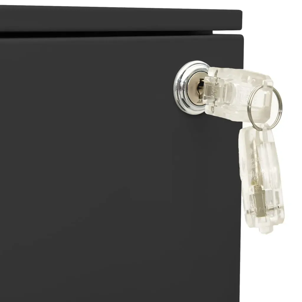 Mobile File Cabinet Anthracite 39x45x60 cm Steel Price