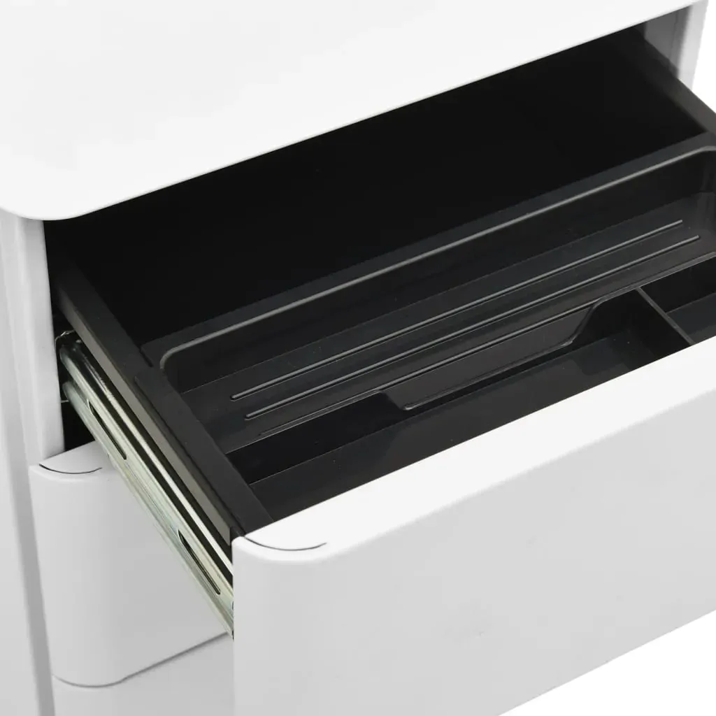 Mobile File Cabinet Light Grey 30x45x59 cm Steel Price