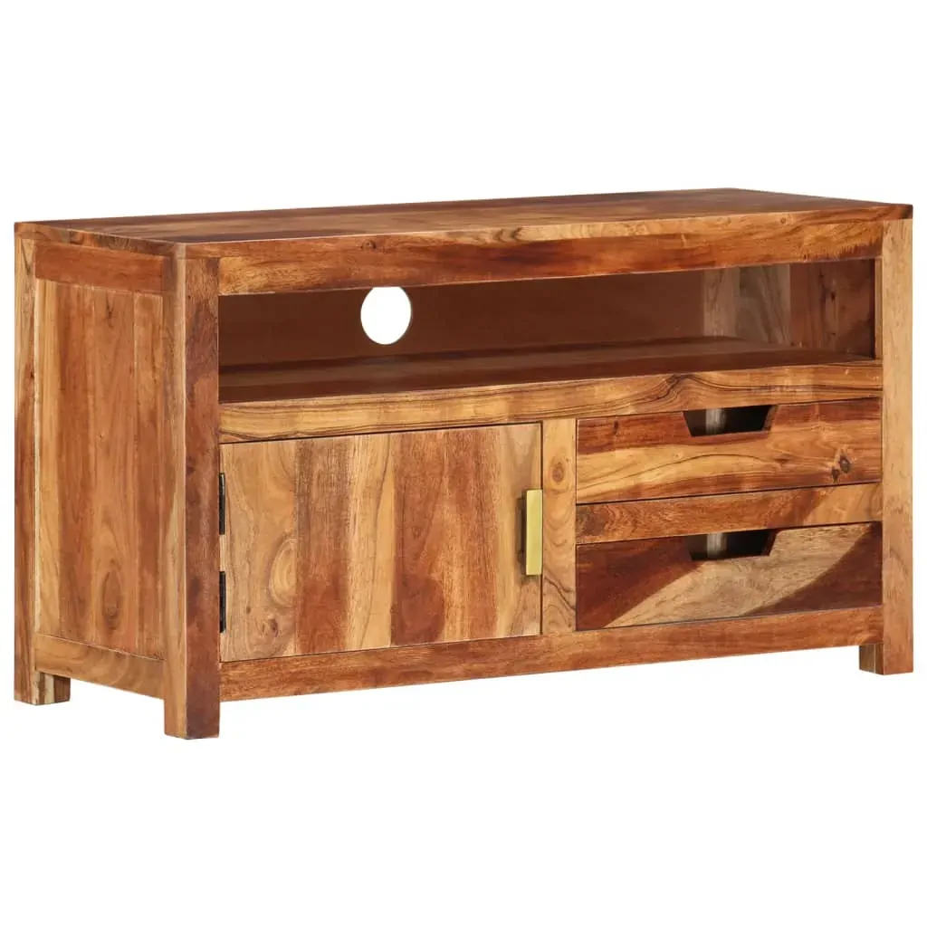 TV Cabinet 90x34.5x50 cm Solid Wood Acacia Price
