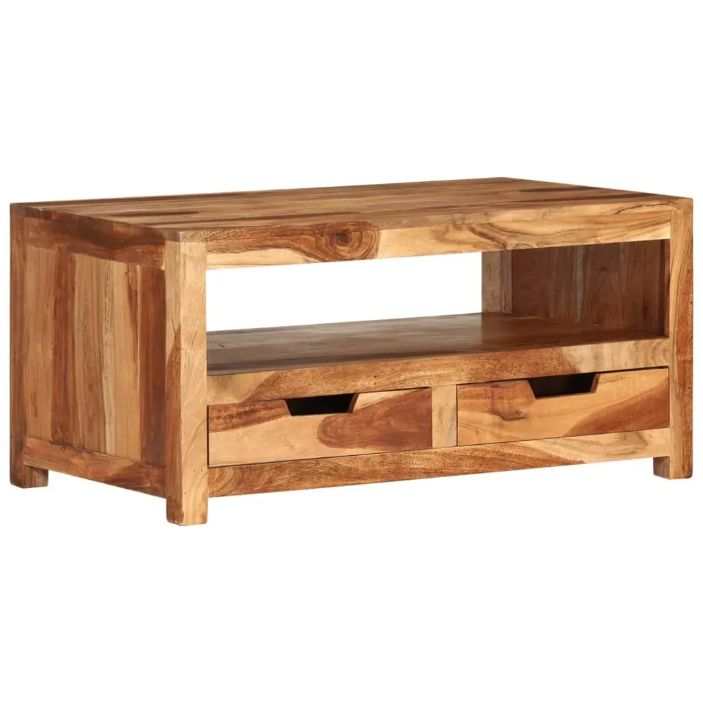 Coffee Table 84x49x40 cm Solid Wood Acacia Price
