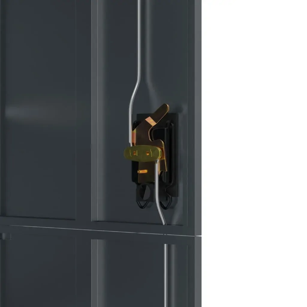 File Cabinet Anthracite 90x40x180 cm Steel Price
