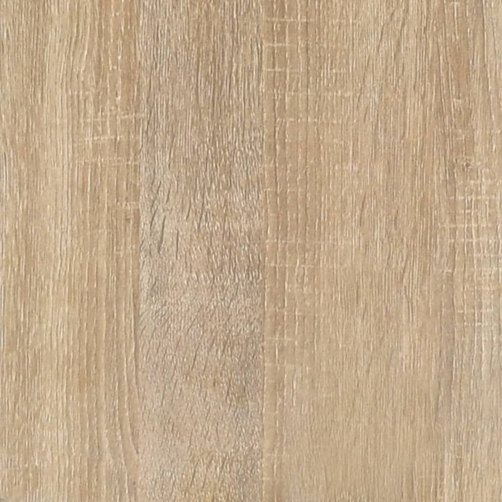 Shoe Cabinet Oak 59x17x108 cm Engineered Wood Price