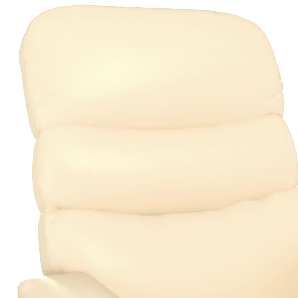 Massage Chair Cream Faux Leather Price