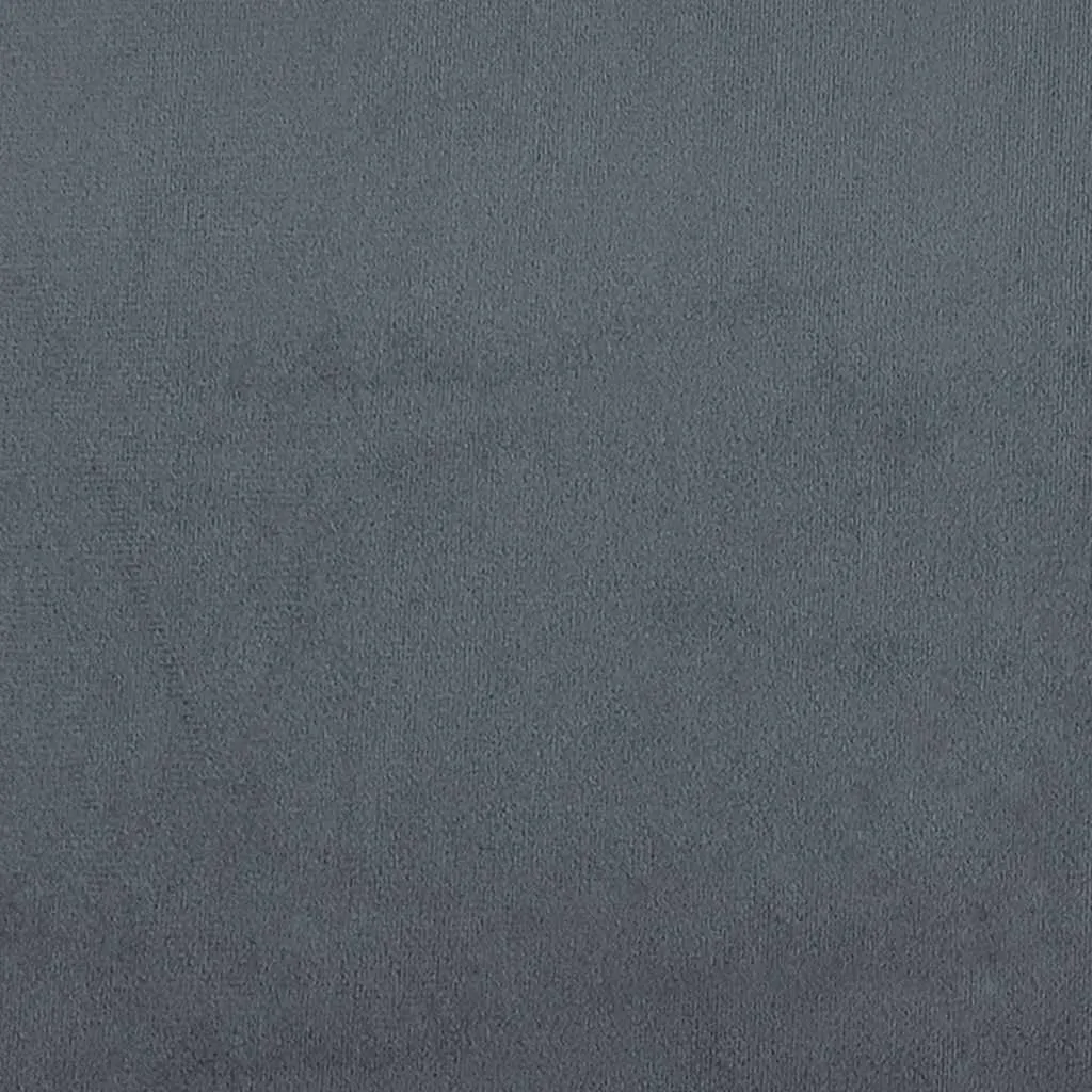 Bed Frame without Mattress Dark Grey Double Velvet Price