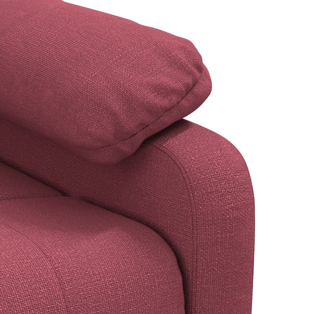 Massage Chair Wine Red Fabric Price