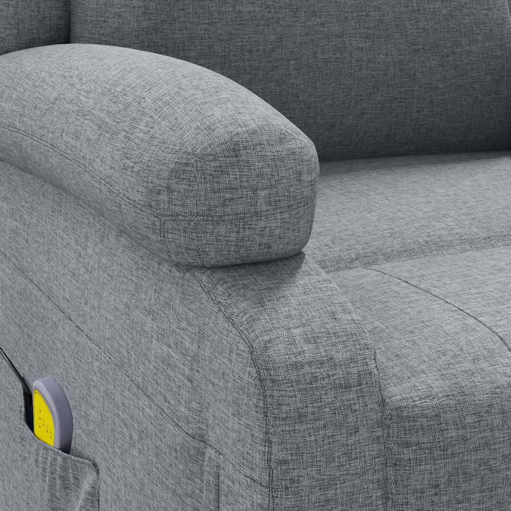 Massage Chair Light Grey Fabric Price
