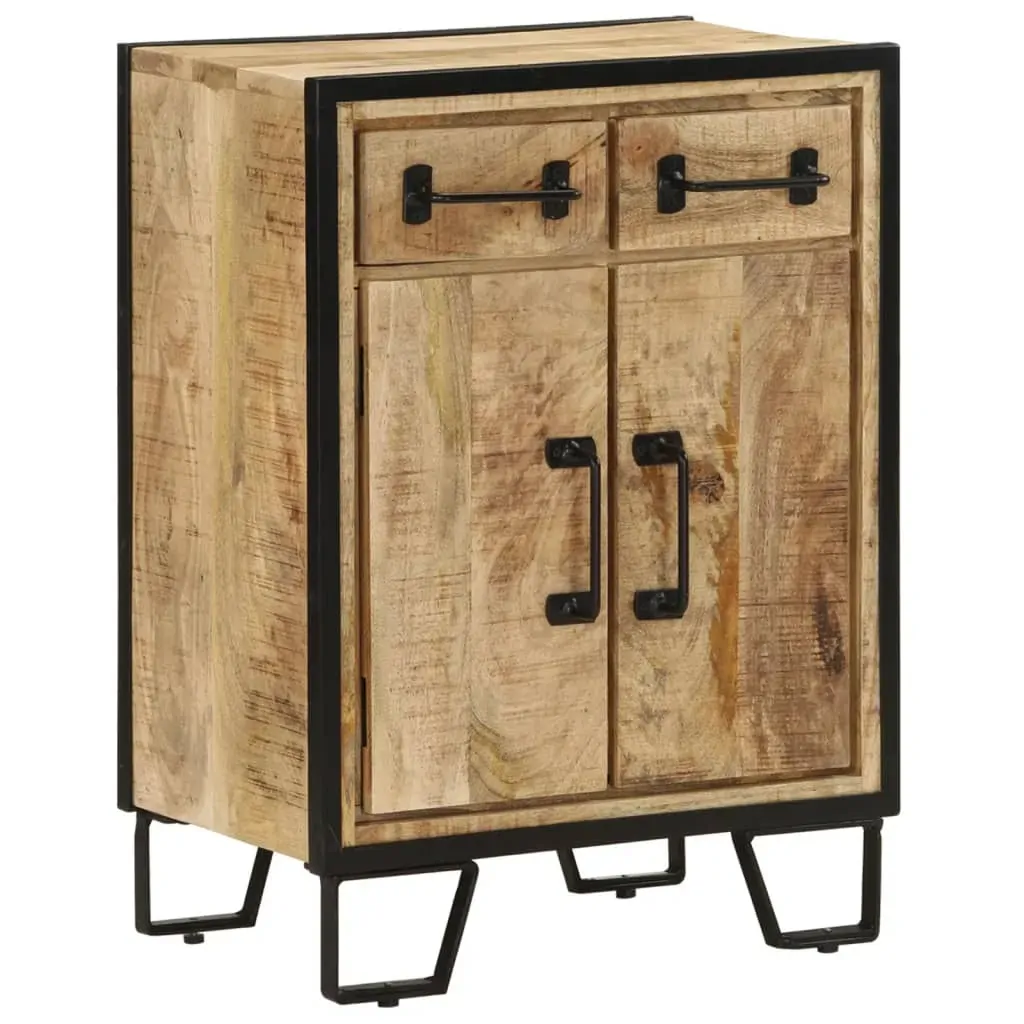 Sideboard with 2 Drawers 53x31x72 cm Solid Wood Mango and Iron Price