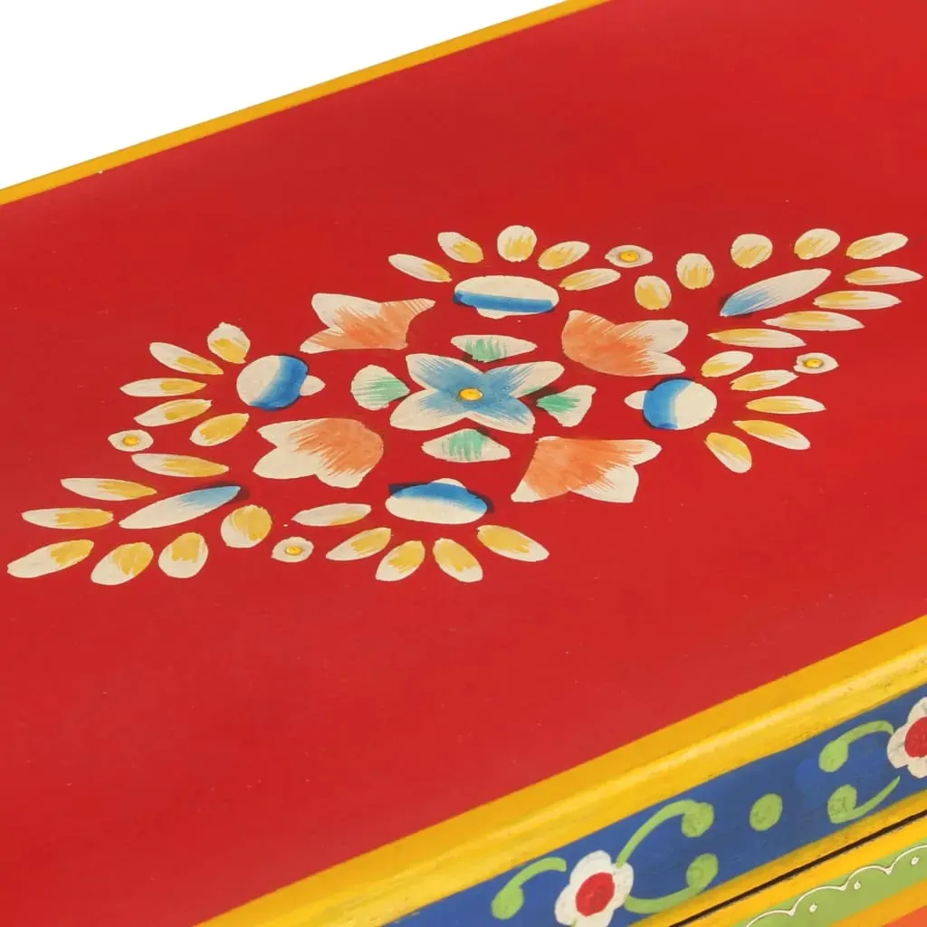 Hand Painted Sideboard 54x30x74 cm Solid Wood Mango Price
