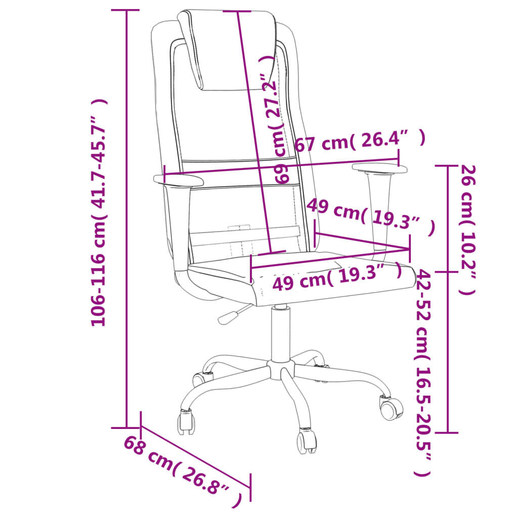 Office Chair Height Adjustable White Mesh Fabric and Faux Leather Price