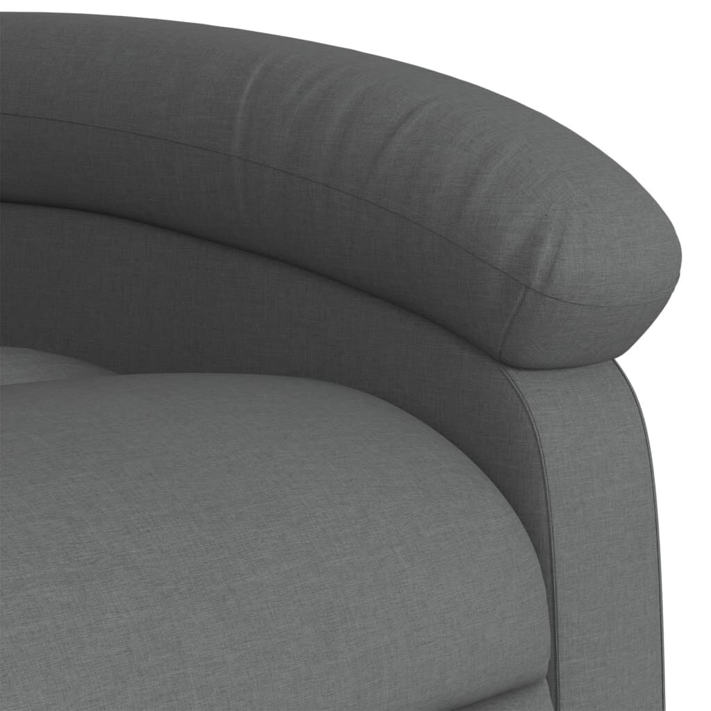 Recliner Chair Dark Grey Fabric Price