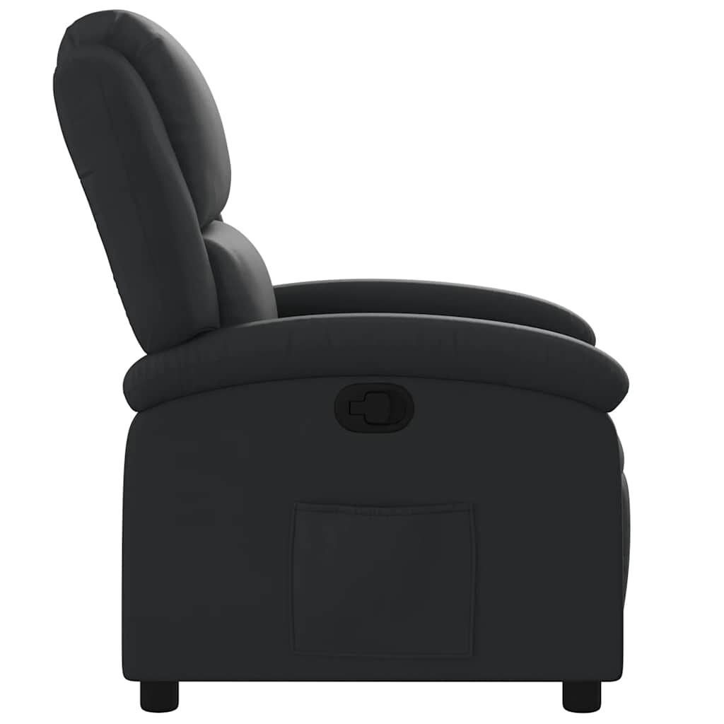 Recliner Chair Black Real Leather Price