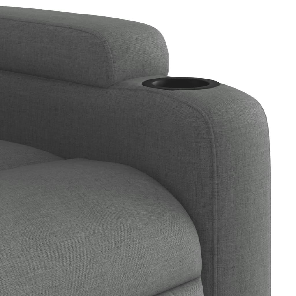 Recliner Chair Dark Grey Fabric Price