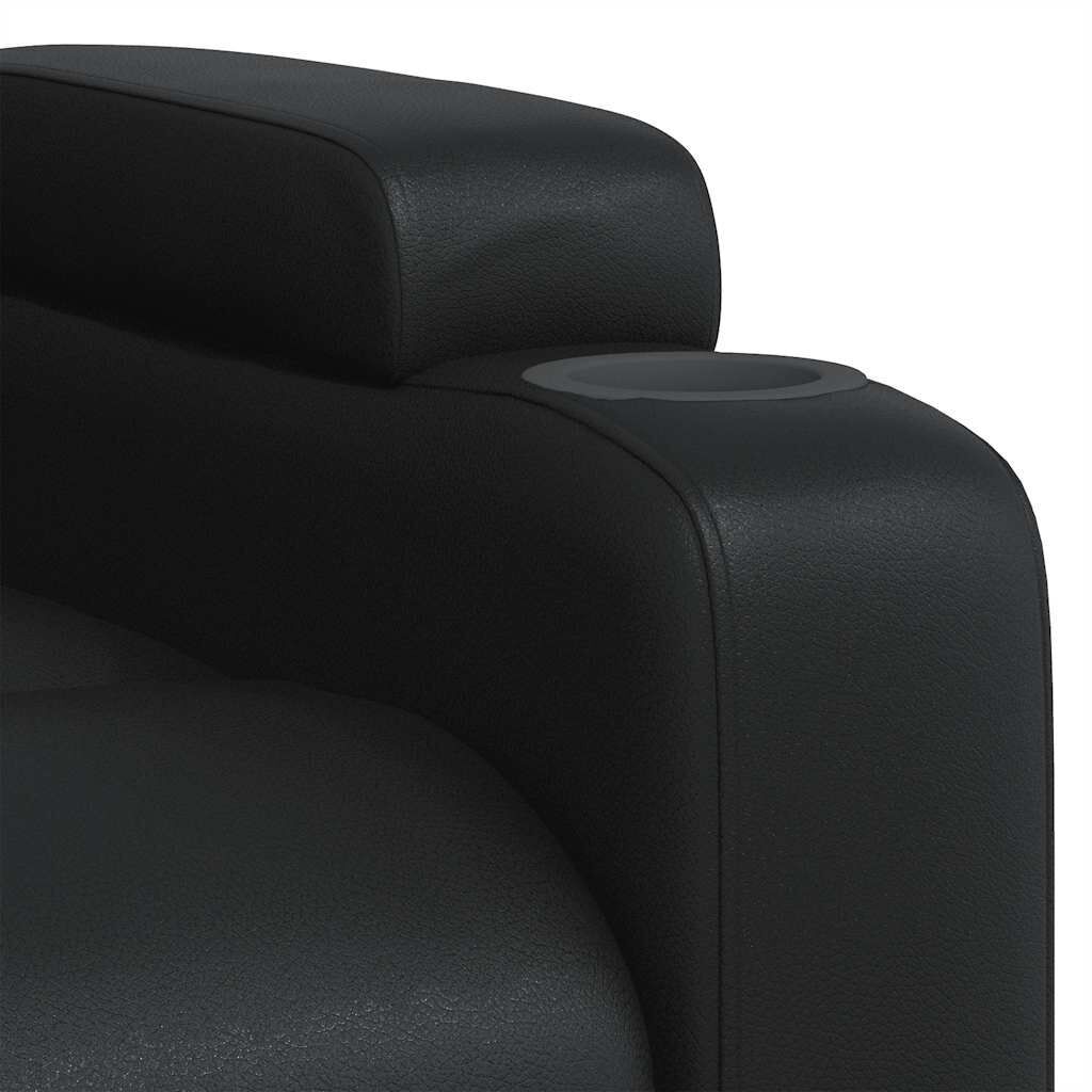 Recliner Chair Black Faux Leather Price