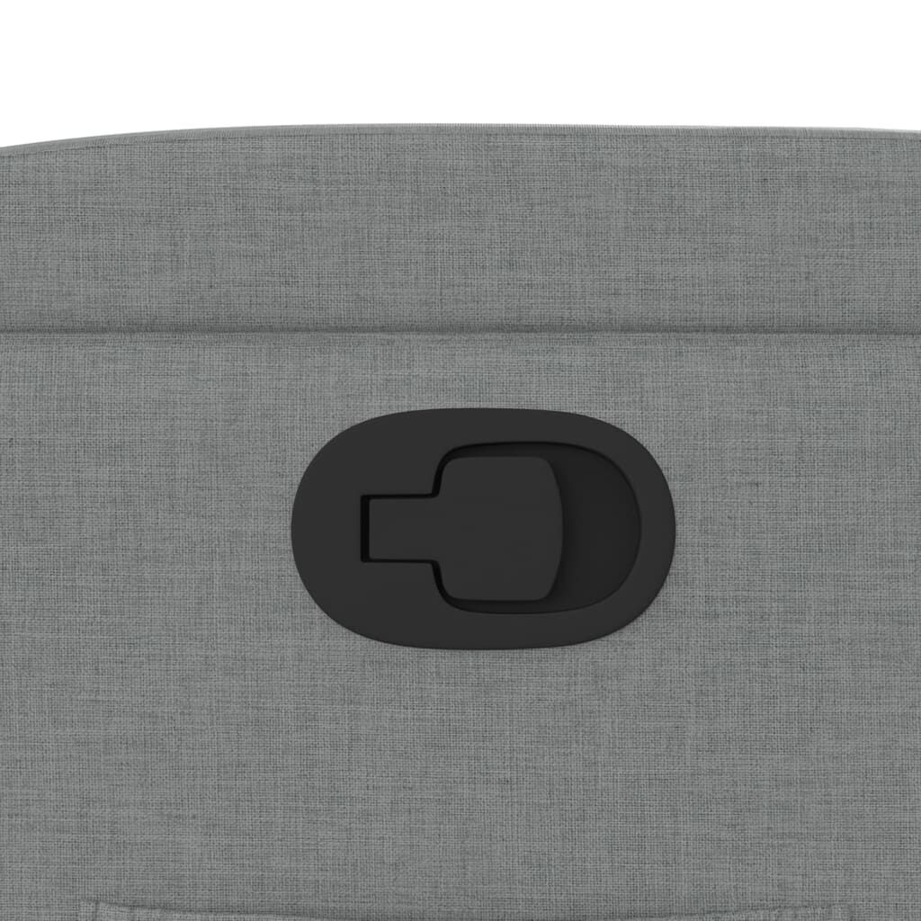 Recliner Chair Light Grey Fabric Price