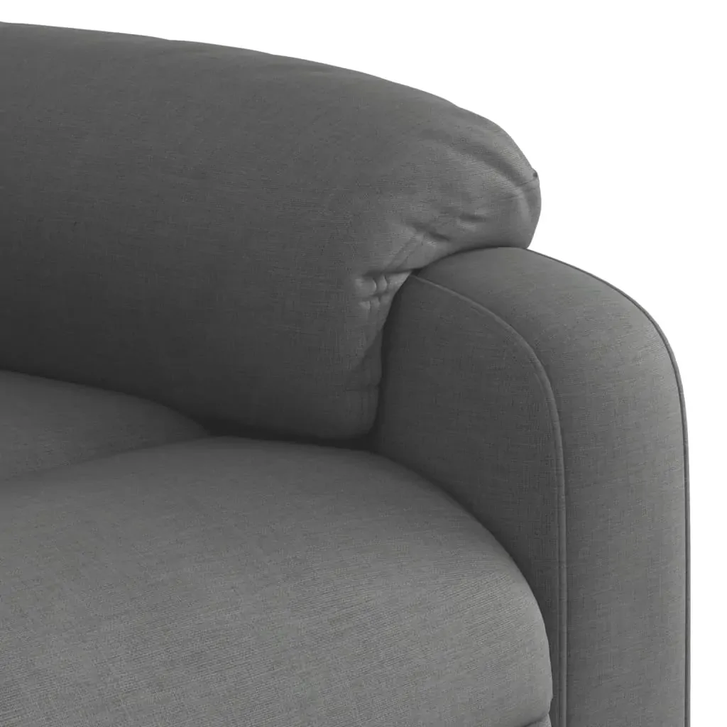 Recliner Chair Dark Grey Fabric Price