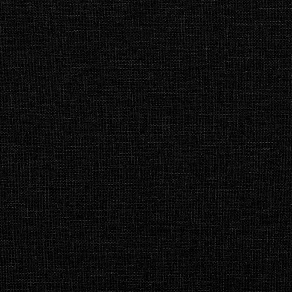 Headboard Cushion Black 137 cm Double Fabric Price