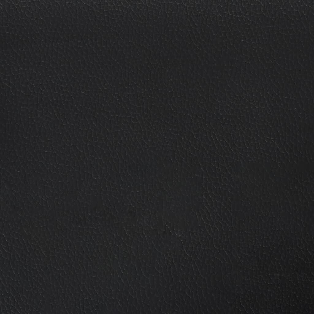 Headboard Cushion Black 107 cm King Single Faux Leather Price